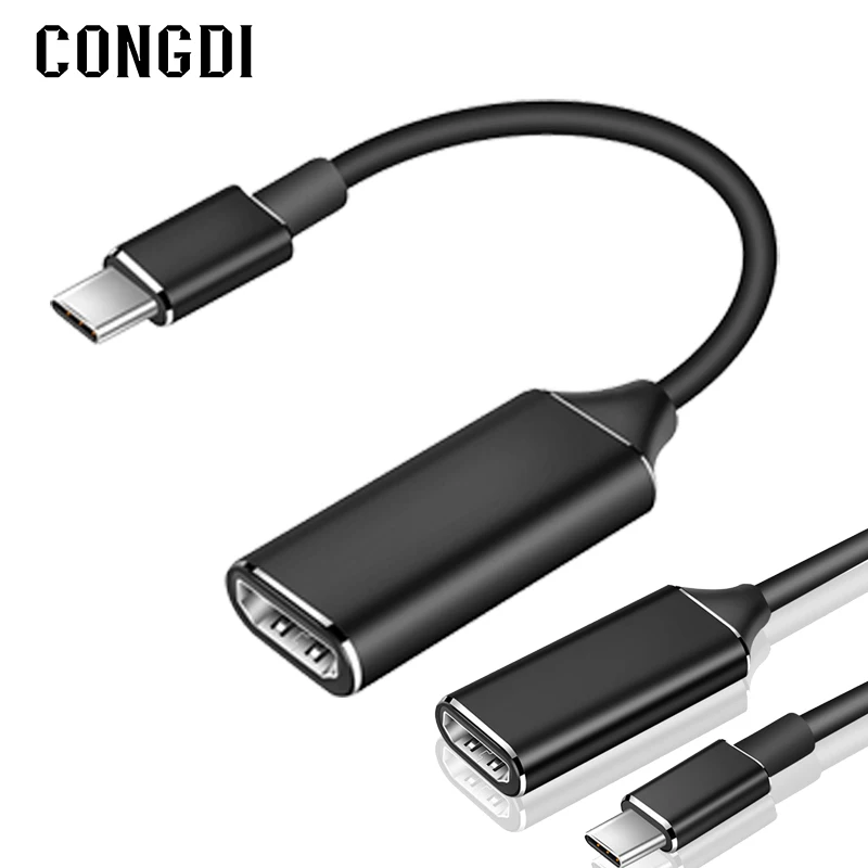 Кабель-адаптер с портом Type-c на HDMI для MacBook ПК ноутбуков 4K 30 Гц | Электроника