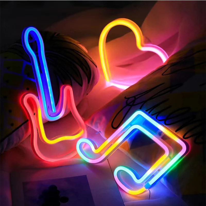 

LED Neon small Night Light Bar Shop sign Advertising Light Room Party Wedding Holiday decoration Ambience Stage children's gift