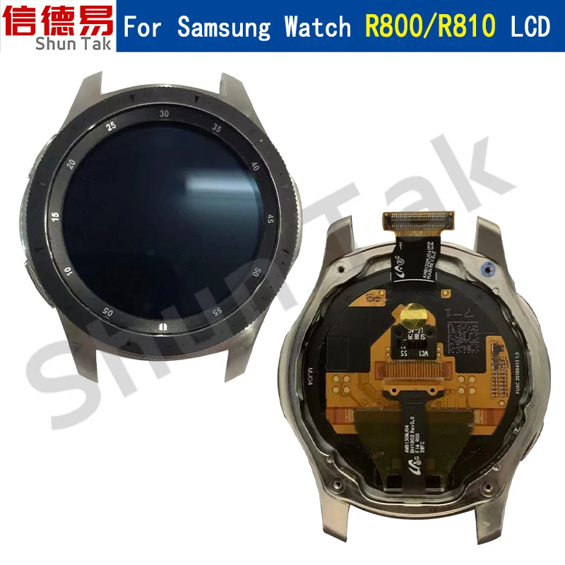 Original Watch Display For Samsung Galaxy Watch 46mm SM-R800 R800 R805 42mm SM-R810 R810 R815 LCD Display Assembly Touch Screen