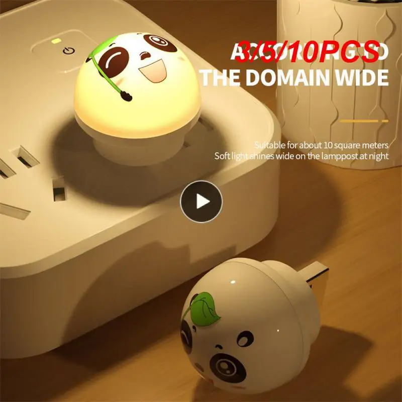 

3/5/10PCS Not Dazzling Emergency Lamp Lovely Led Night Light Universal Exquisite Usb Mini Lamp Car Interior Easy To Carry