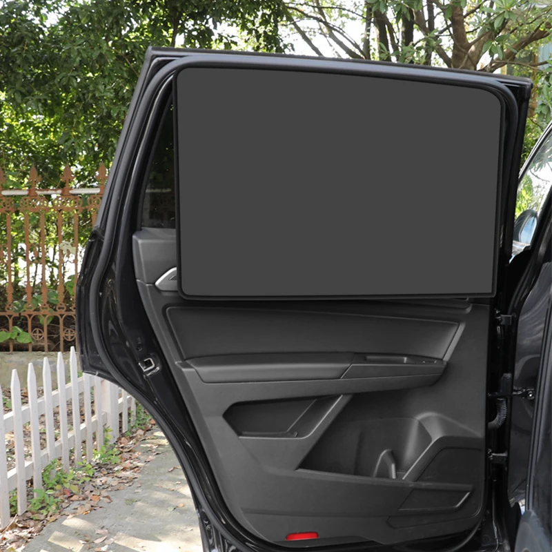 Magnetic Car Sun Shade UV Protector Curtain Cover Side Window Sunshade Mesh Visor Film for Summer Protection |