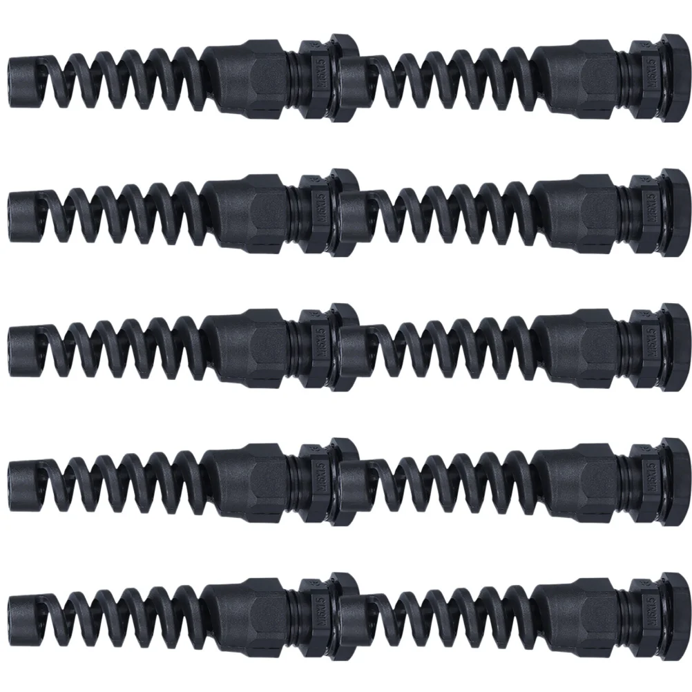 

10 Pcs Cord Connector Strain Relief Coupler Adapter Cable Glands Joints Sleeve 2 Way