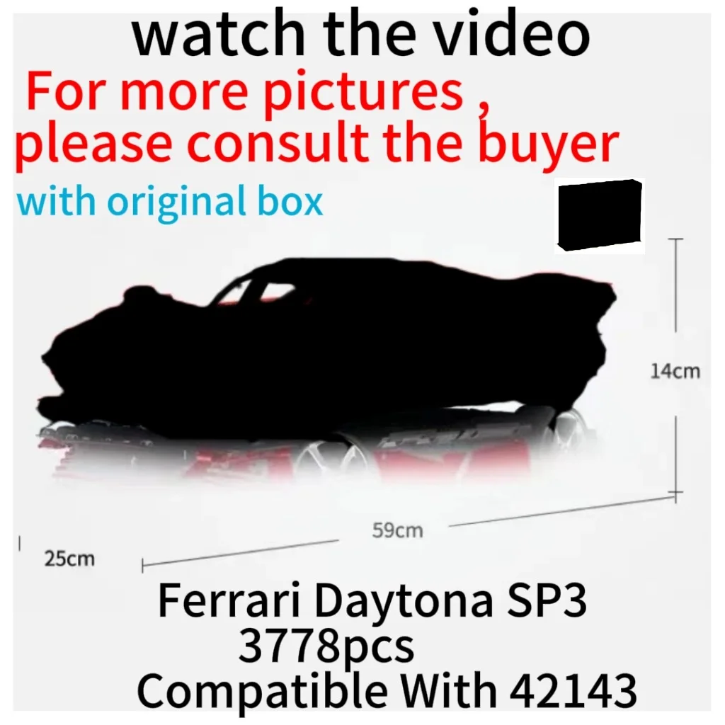 В оригинальной коробке 3778 деталей высокотехнологичная модель суперкара SP3 42143