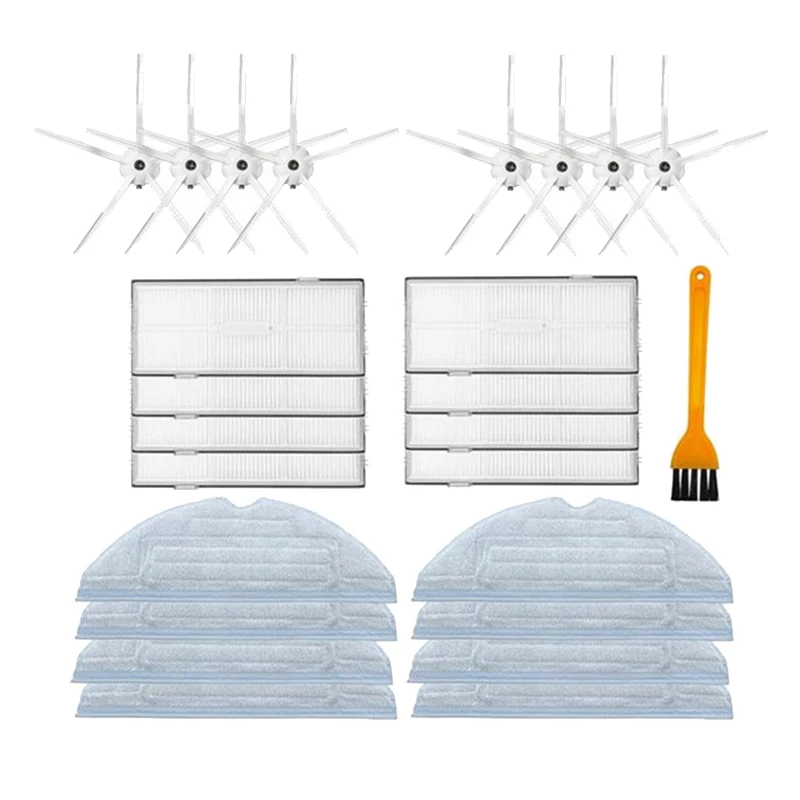 

Сменные детали для пылесоса Xiaomi Roborock S7 T7S T7splus, боковая щетка, фильтр НЕРА, насадка на швабру