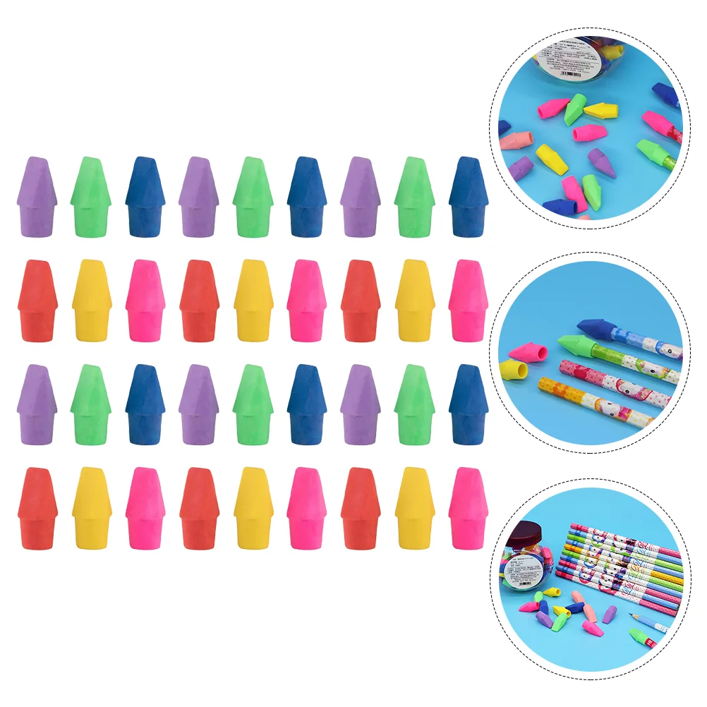 S Kids Decorative Caps Animal Covers Adorable Extenders Erasers Tpr Student Protectors