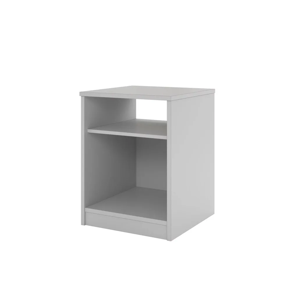 

Mainstays Classic Open Shelf Nightstand, Dove Gray