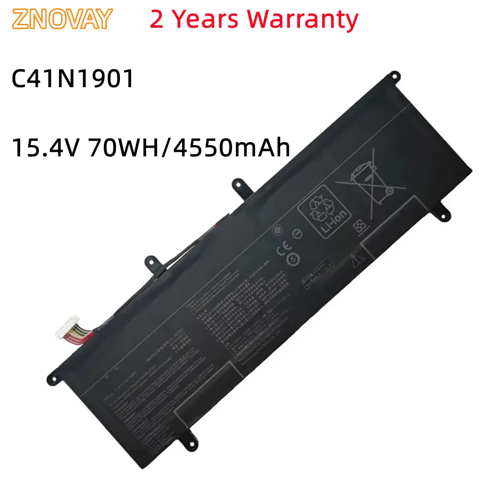 ZNOVAY C41N1901 15 4 V 70WH Аккумулятор для ноутбука ASUS ZenBook Duo UX481FA UX481FL UX481F UX481FLY UX4000F UX4000FL