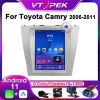 vtopek 2din for toyota camry 7 xv 40 50 2006 2011 android 11 car stereo radio multimedia video player navigation gps head unit