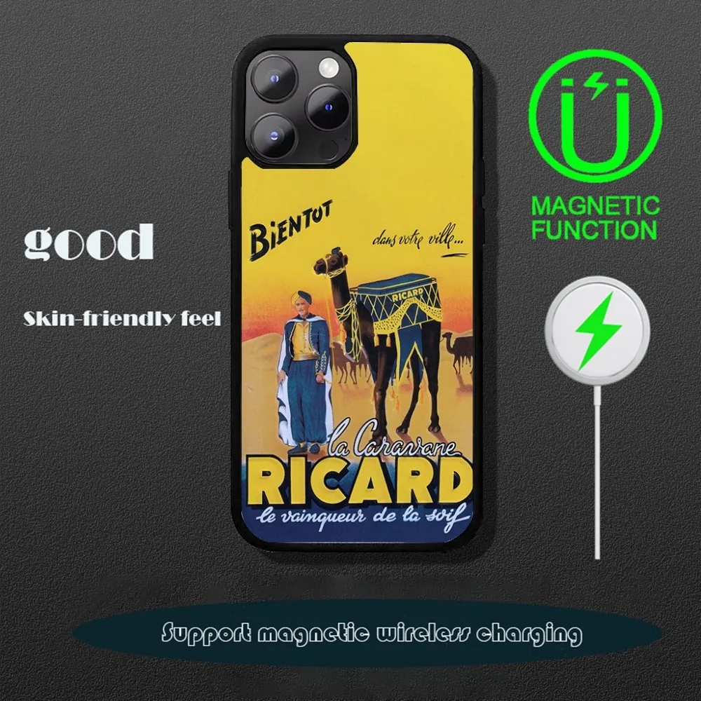 Чехол для телефона R-RICARDs Alcohol VIntage iPhone 16 15 14 13 12 11 PRO MAX PLUS мини-магнитный