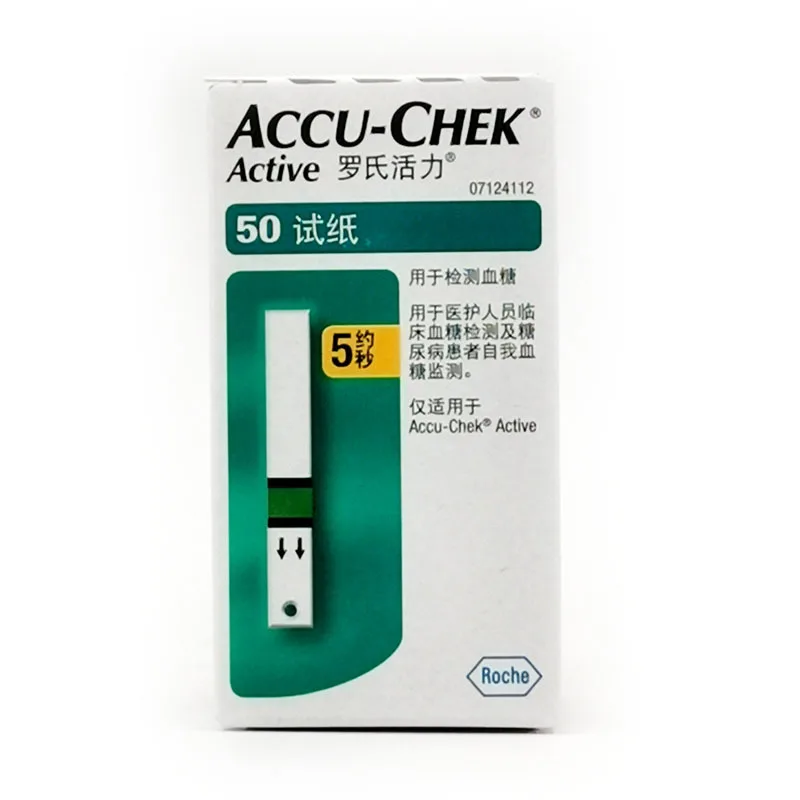 Accu Chek Active 100pcs Test Strip Lancent Diabetic Tester Diabetes Glucosemeter Monitor Meting Blood Glucose | Красота и здоровье