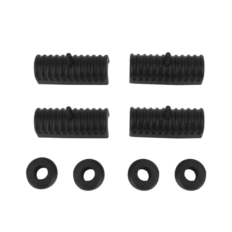 

Motorcycle Saddlebag Black Hard Rubber Grommet Support Mount Saddle Cushion For Harley Touring Road King Street Glide 1994-2013