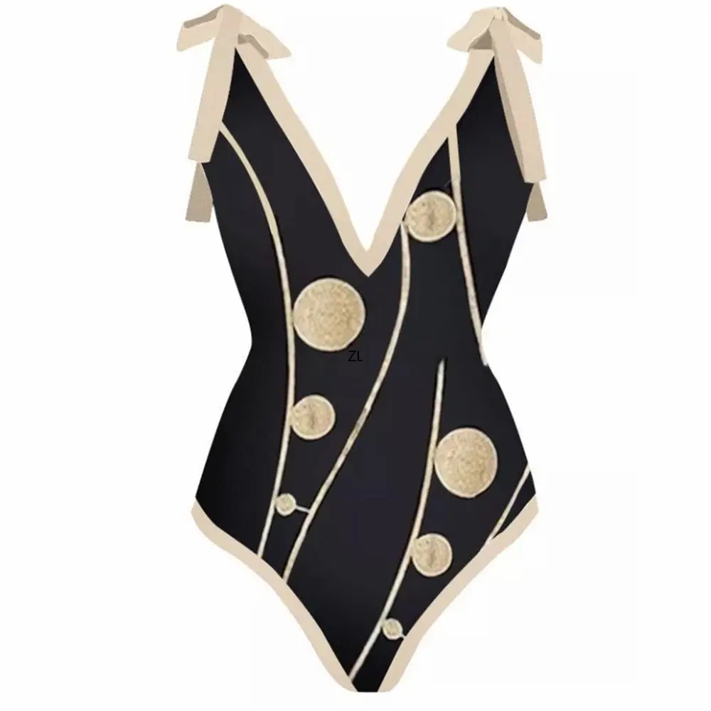 2023 New Fashion Two Pieces Swimsuit Bikini with Skirt Summer Women Bowknot Retro Swimwear Luxury Elegant Brazilian Bathing Suit