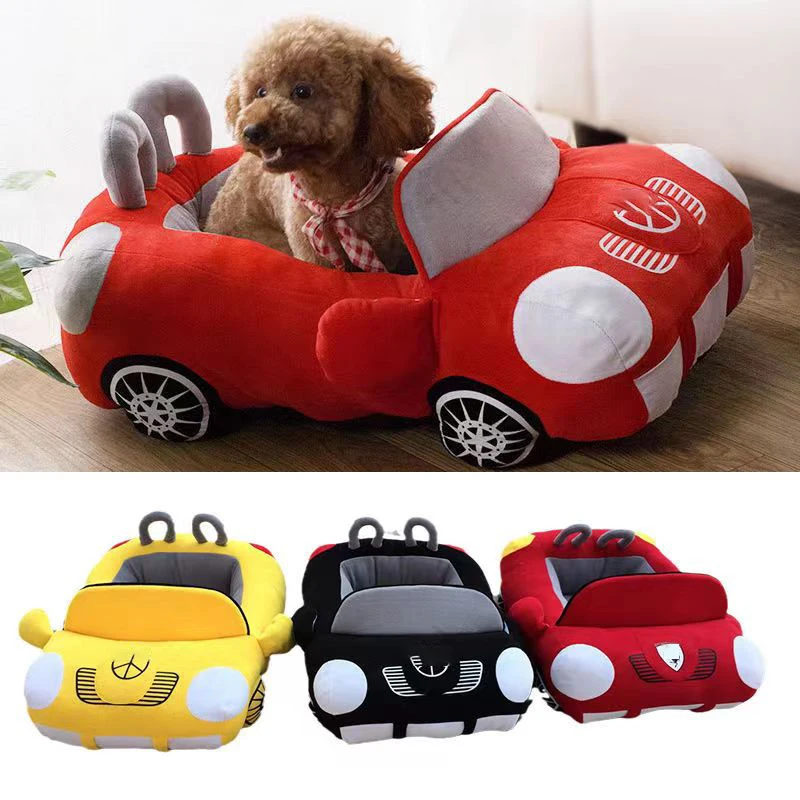 

Dog Kennel Cool Sports Car Shaped Warm Soft Dog Bed Cushion Cat Nest Sofa Mat Puppy House Teddy Chihuahua Pomeranian Pet Items