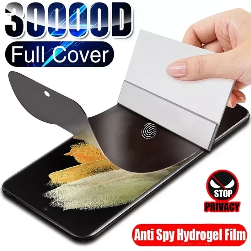 

Anti-Spy Hydrogel Film for Samsung S20 S21 S22 Ultra FE S9 S8 S10 Plus Privacy Screen Protectors for Samsung Note20 Ultra 8 9 10