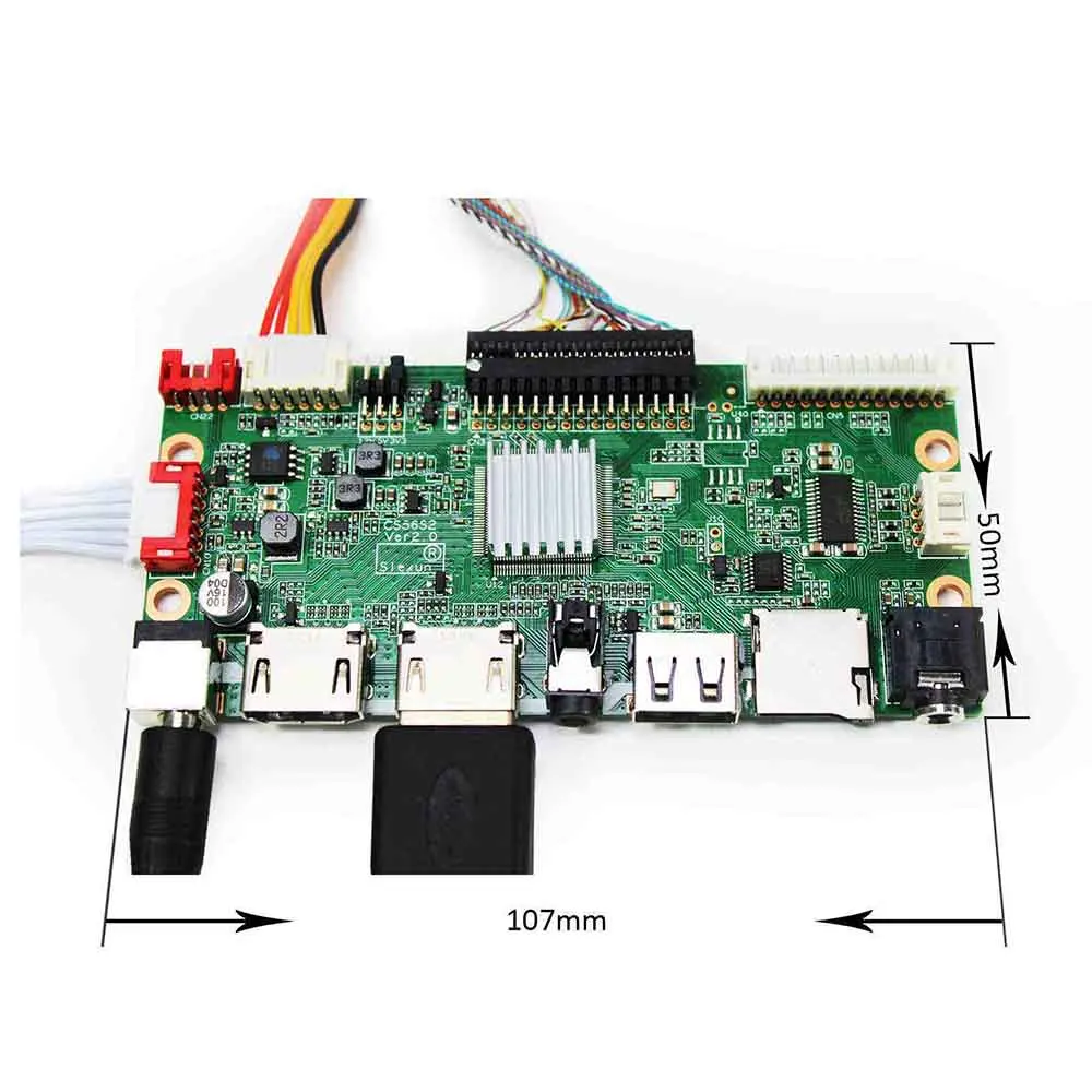 

LCD Controller Board Support HD MI USB SD card 12.3" 1920x720 HSD123KPW1 LCD