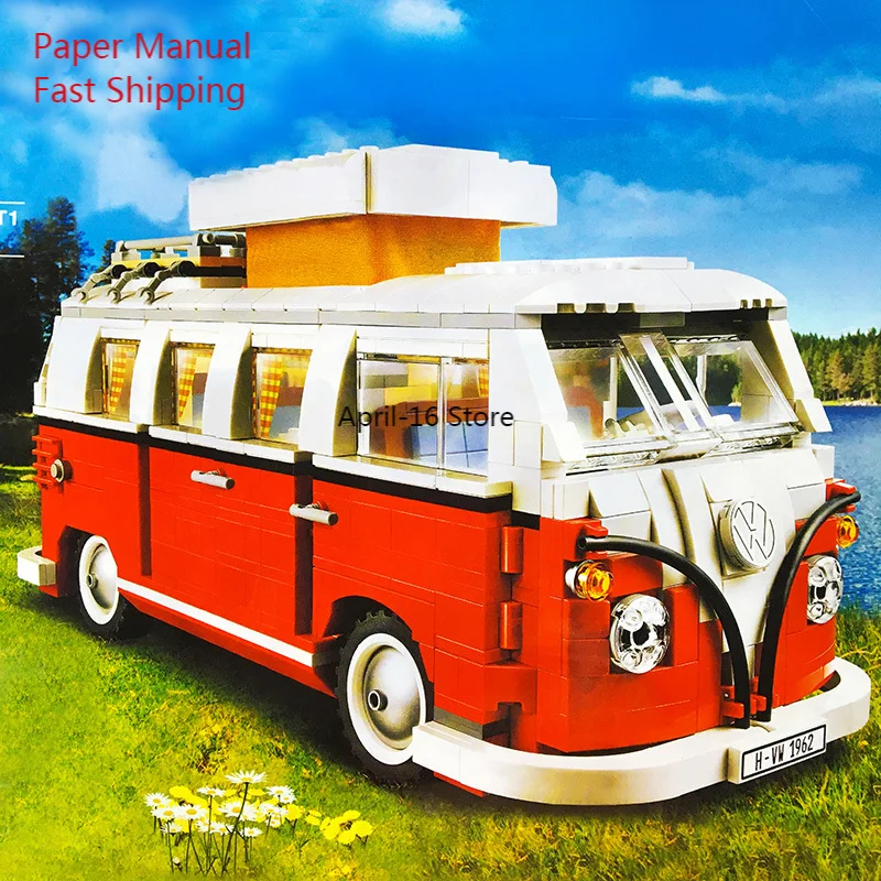 

1354 шт., Детский конструктор «Фольксваген T1»