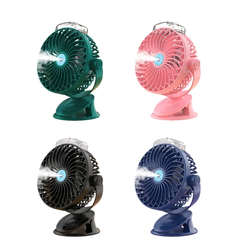 

USB Rechargeable Portable Electric Fan Air Cooler Water Desktop Ventilator