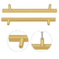Stainless steel gold hollow handle wardrobe door handle cabinet door drawer window handle furniture hardware handle