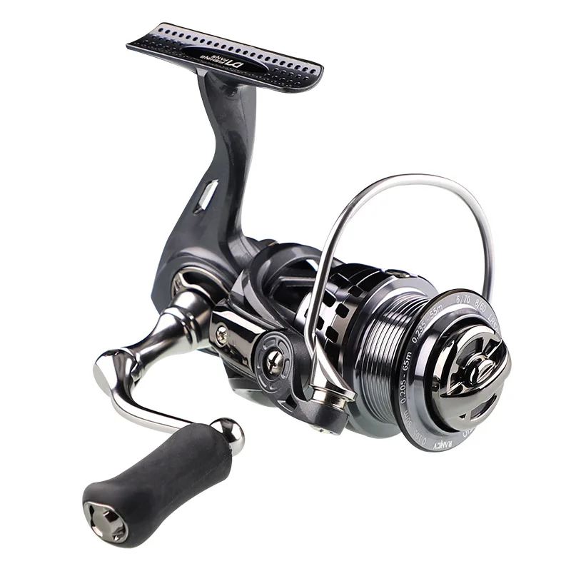 

Metal Fishing Reel 5.2:1 Metal Reel Cup 6kg Max Drag Power Spinning Wheel Fishing Coil Shallow Spool