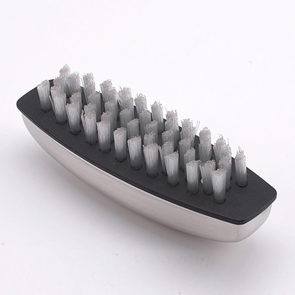 

Wear Resistant Safe Nylon Hair Hand Washing Brush Massage Home Stainless Steel Kitchen Practical Odor Remover With Soap Cleaning