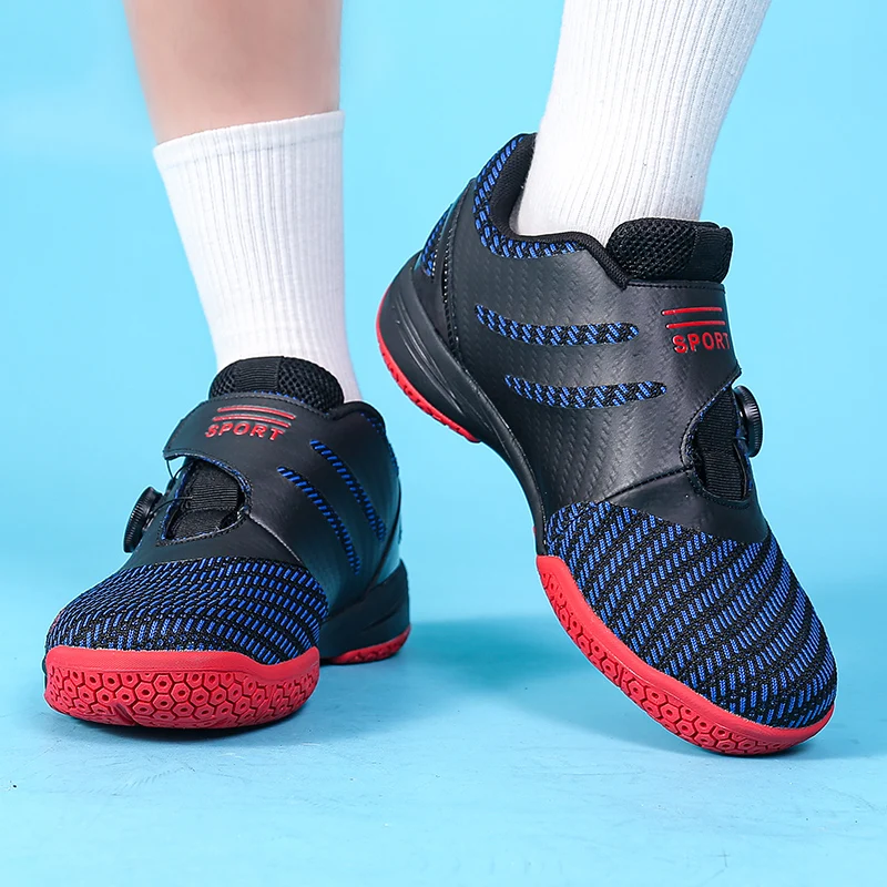 Professional Unisex Table Tennis Shoes Mesh Breathable Table Tennis Competition Shoes Non-slip Table Tennis Training Shoes Men