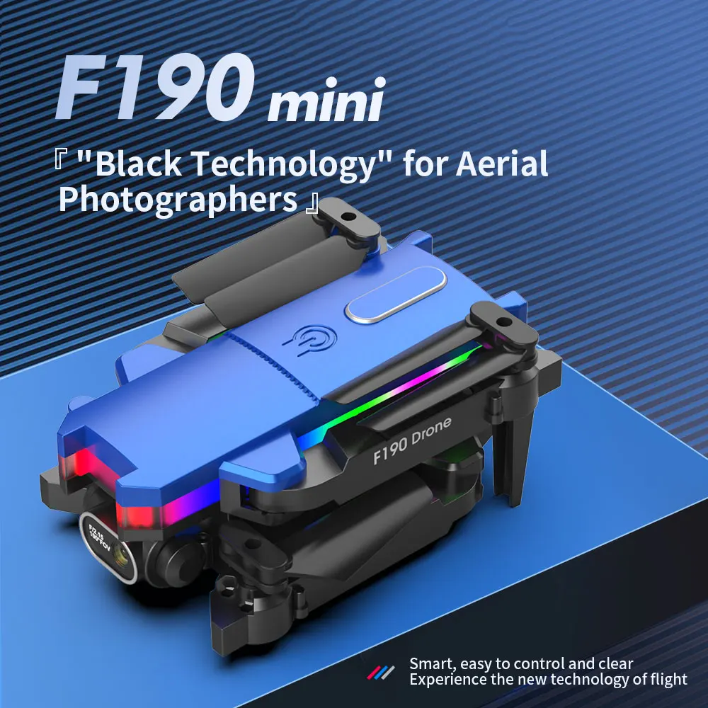

Hot selling F190 4K HD dual Camera Intelligent fixed height hover mini Drone