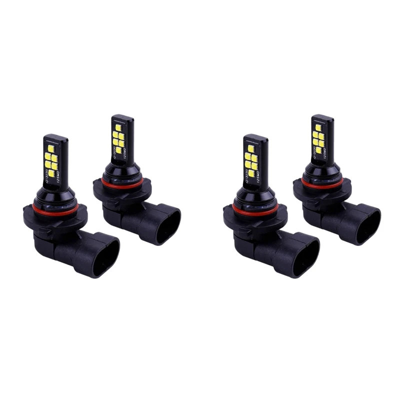 4x HB4 9006 светодиодный противотуманная лампа улучшенная 3030 SMD дневная ходовая DRL