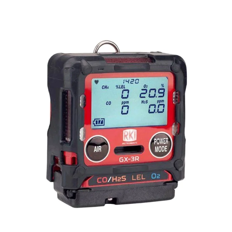 Высококачественный портативный RIKEN KEIKI Marine Personal O2/CO/H2S/LEL(HC) GX-3R с EC Cert