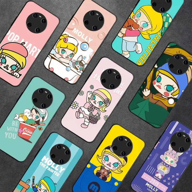 

Molly cute girl Phone Case for Huawei Y 6 9 7 5 8s prime 2019 2018 enjoy 7 plus