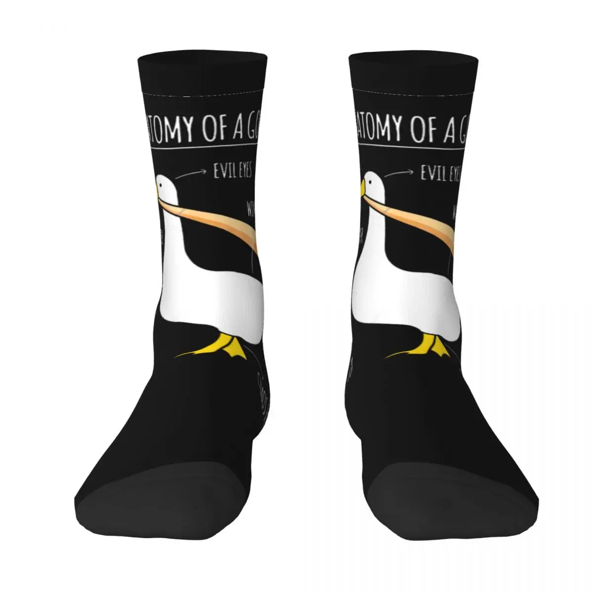 

Anatomy Of A Goose Classic Graphic BEST TO BUY Graphic Contrast color Drawstring Backpack Compression Socks