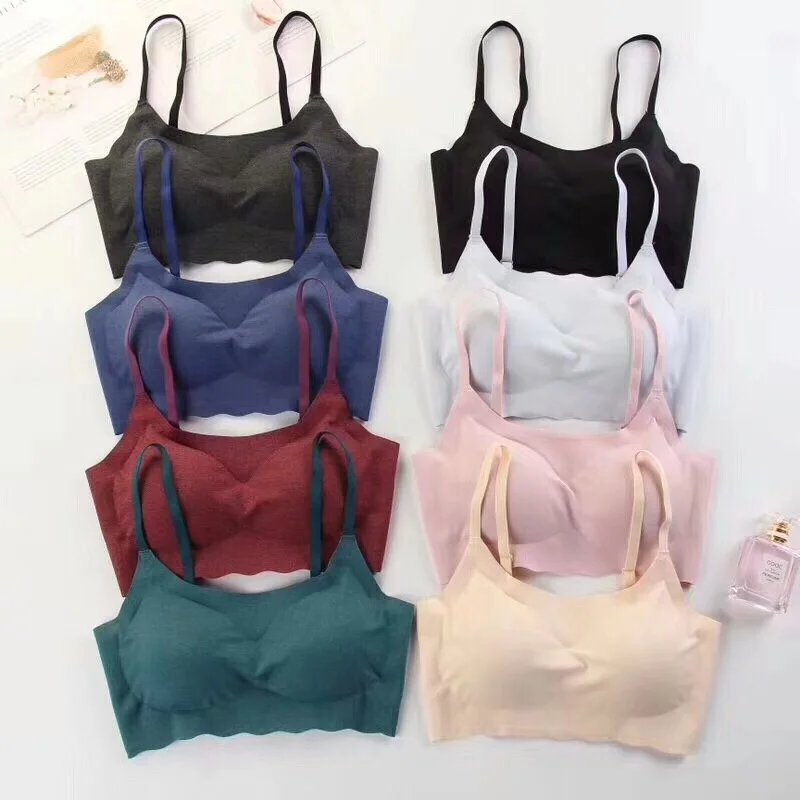 

Ease of mind generation 2 hair generation traceless vest sports bra comfortable rimless sling Yoga sleep underwear