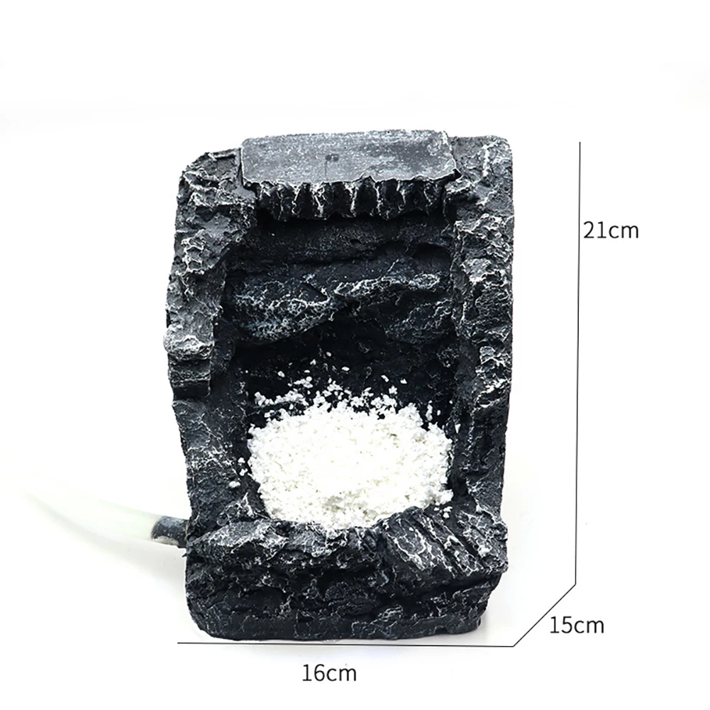 Маленькая аквариумная подводная пещера для украшения подводного песка водопад