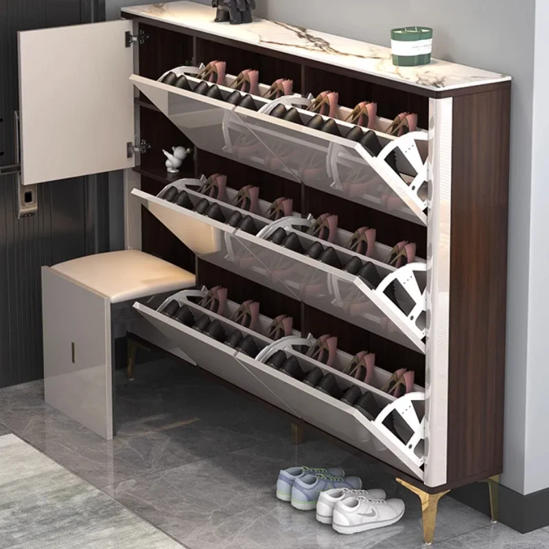 Роскошная Европейская полка для обуви ультратонкая хранения в домашних условиях