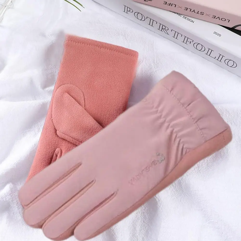 

1 пара, женские водонепроницаемые перчатки с флисовой подкладкой