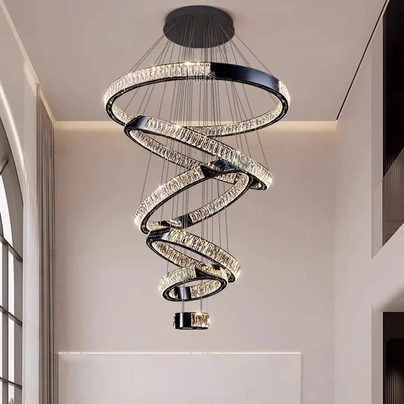 Современный домашний декор кольцо светодиодные фонари подвесные светильники