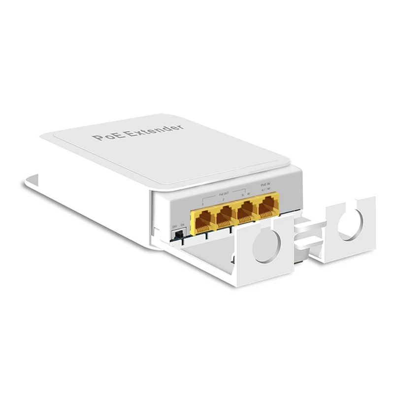 

3-Port Outdoor Poe Gigabit Extender 1 In 3 Out Poe Repeater With 1000Mbps Waterproof Power And Data Transmission Easy Install