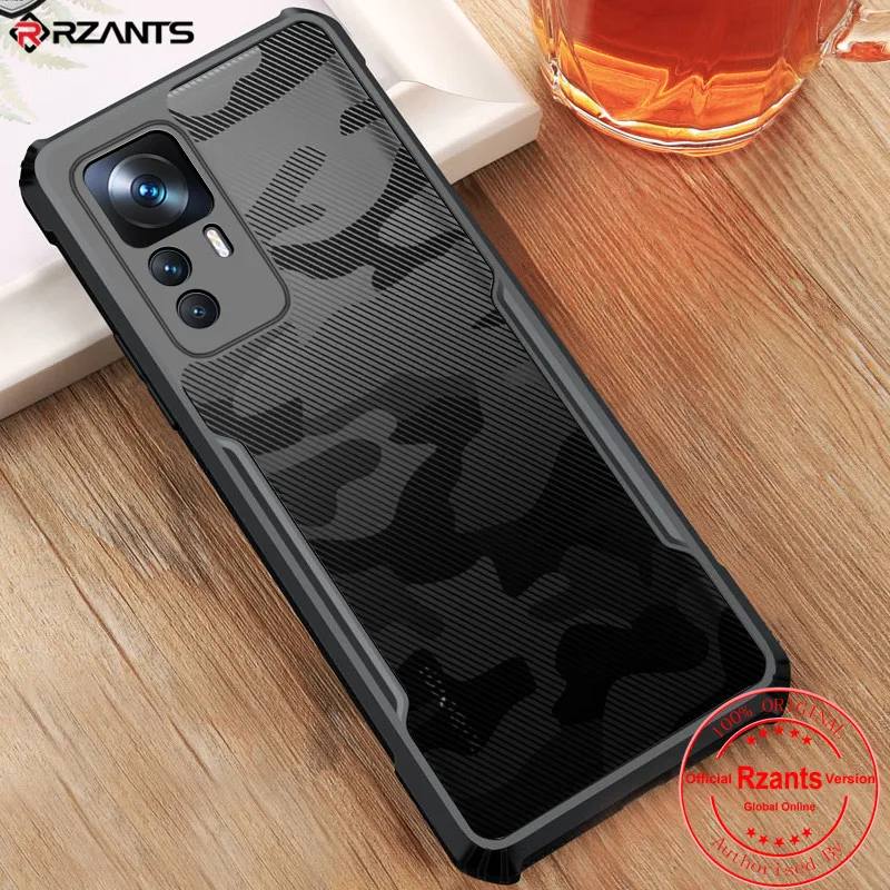 

For Xiaomi 12T Pro Case Rzants Camouflage Armor Airbag Shockproof Back Protective Cover For Mi 12T