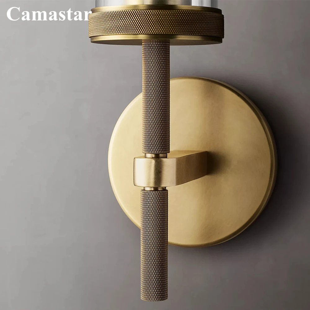 Ламбет накатанный светодиодный Современный цилиндрический стеклянный