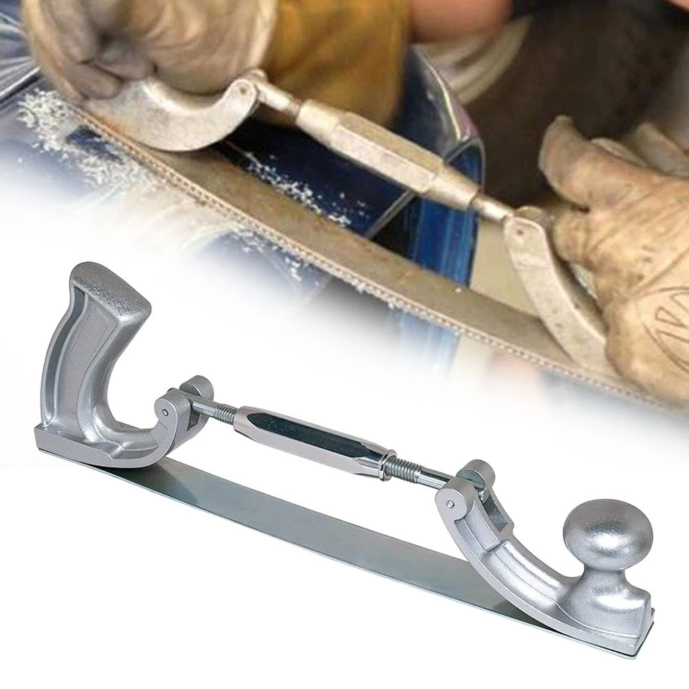 

14Inch Adjustable Curved Tooth Steel File Holder Car Body Polisher Files Holder 355mm Length For Car Body Polishing