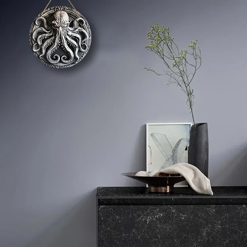 Cthulhu тематический круглый акриловый знак-Современный Настенный декор с