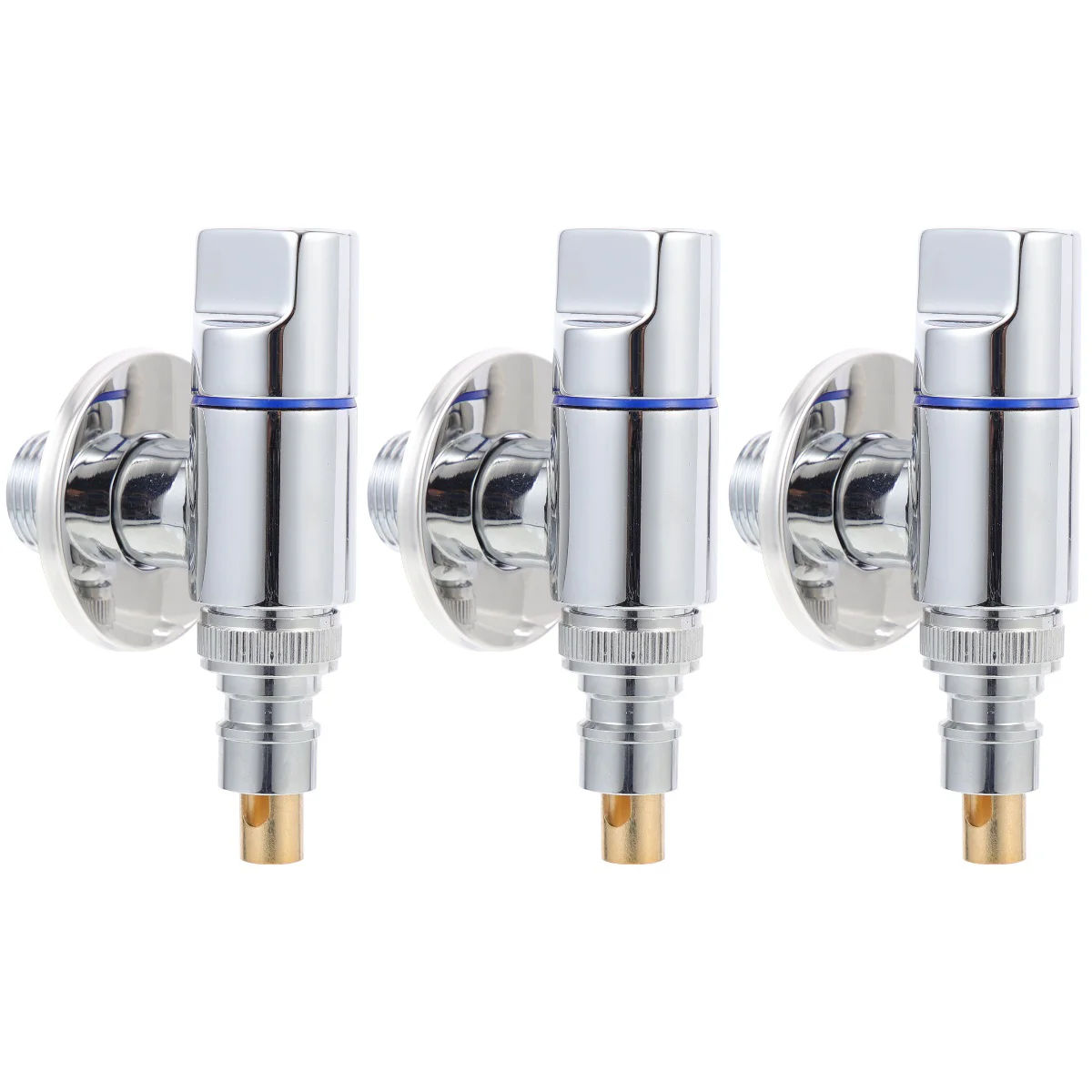 

3pcs Kitchen Shut Off Valves Kitchen Shut Off Valves 1/2 Inch Plumbing Valves