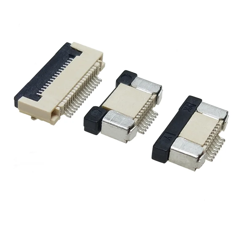 

10Pcs FPC FFC Connector 0.5mm 1.0mm AWM 20624 80C 60V VW-1 Flat Cable PCB 4/5/6/7/8/10/12/14/16/18/20/26/30/32/36/40/50/60Pin