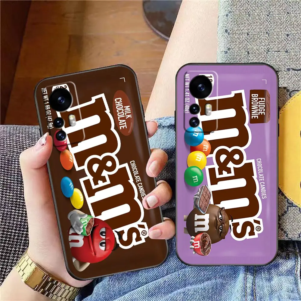 

Phone Funda Cqoue Case For Xiaomi 13 12 12T 11 11T 10 9SE 9 CC9 8SE 8 Pro Lite Plus Capa Case Para M-M&M's C-Chocolate Bean Face