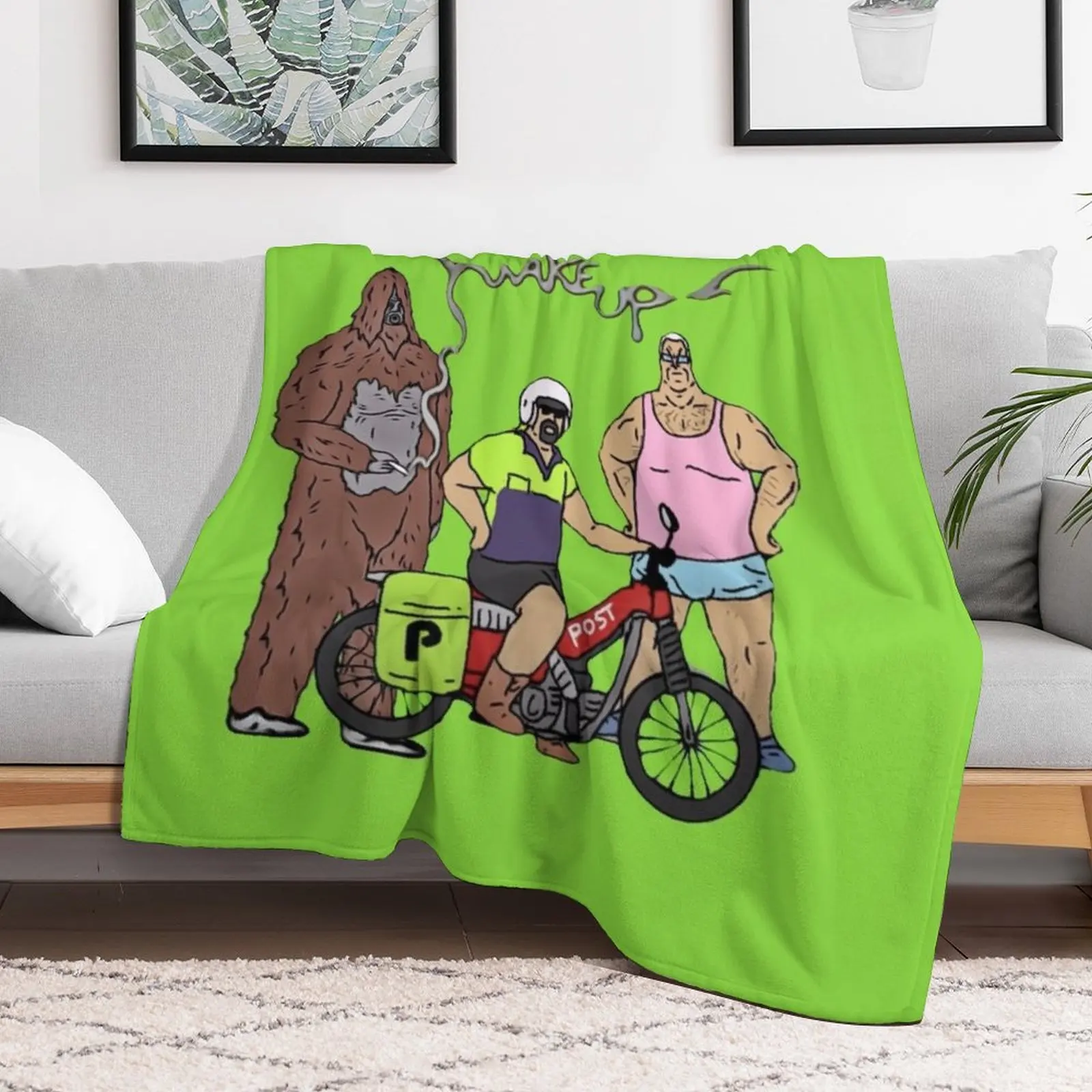 Одеяло Sassy с принтом лес Майк Нолан Пробуждение большого шоу одиночное тепловое