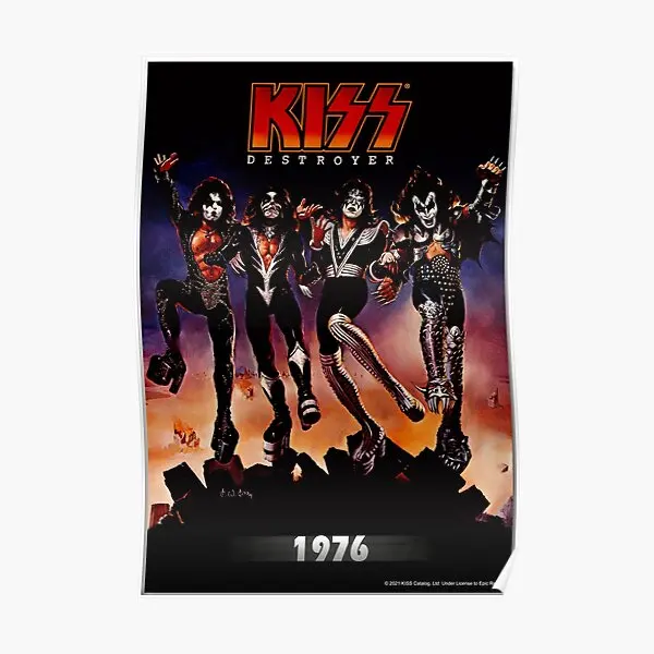 

Постер Kiss The Band Destroyer 1976, картина для дома, забавная художественная живопись, Современная роспись, декор для комнаты, настенное украшение без рамки
