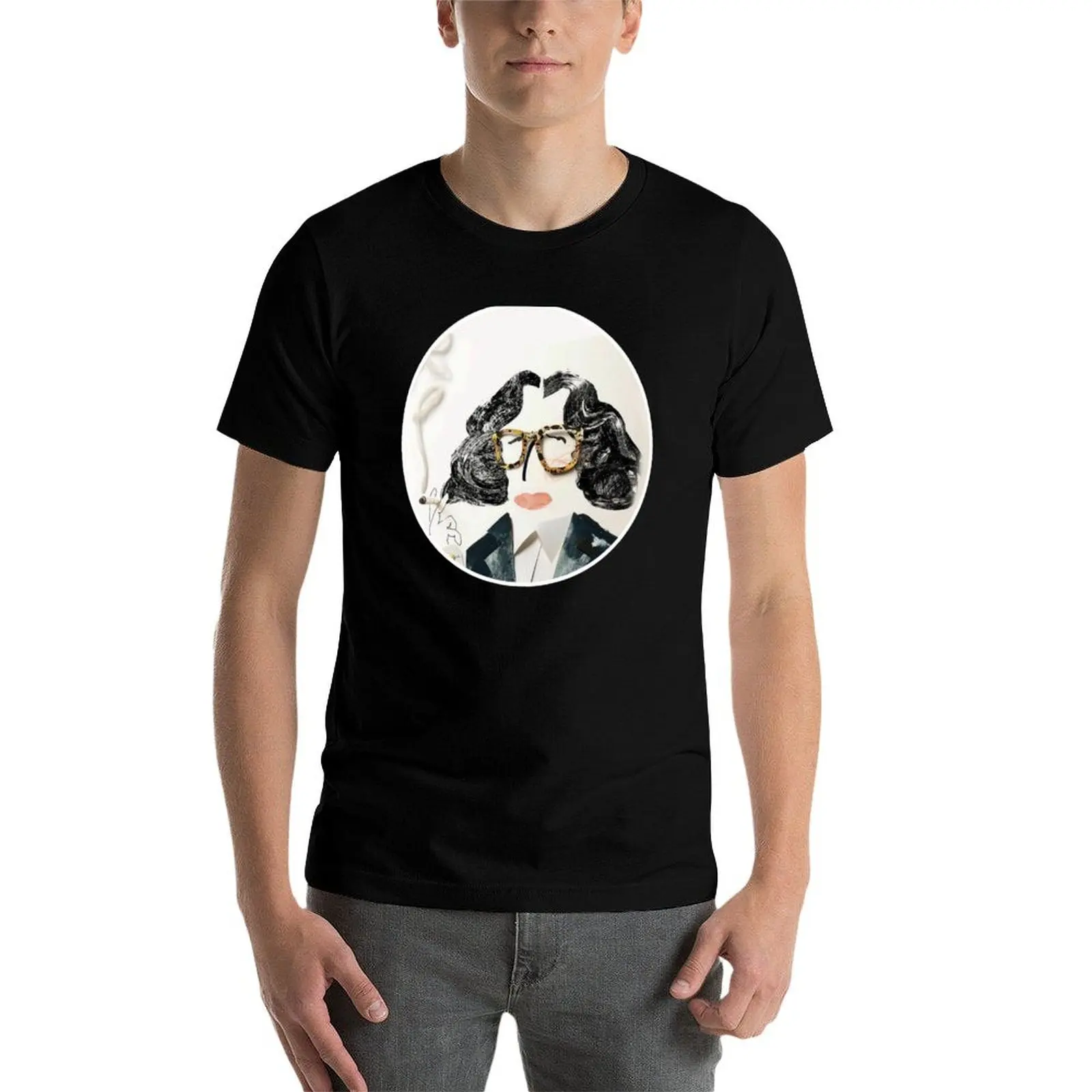 Забавная футболка Fran Lebowitz по индивидуальному заказу забавная летние топы