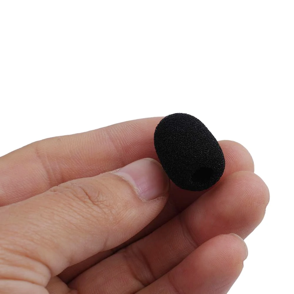 

Black Lavalier Lapel Clip Microphone Portable Wireless Interview Mic With 4-PIN Mini XLR TA4F Plug For Shure Wireless System