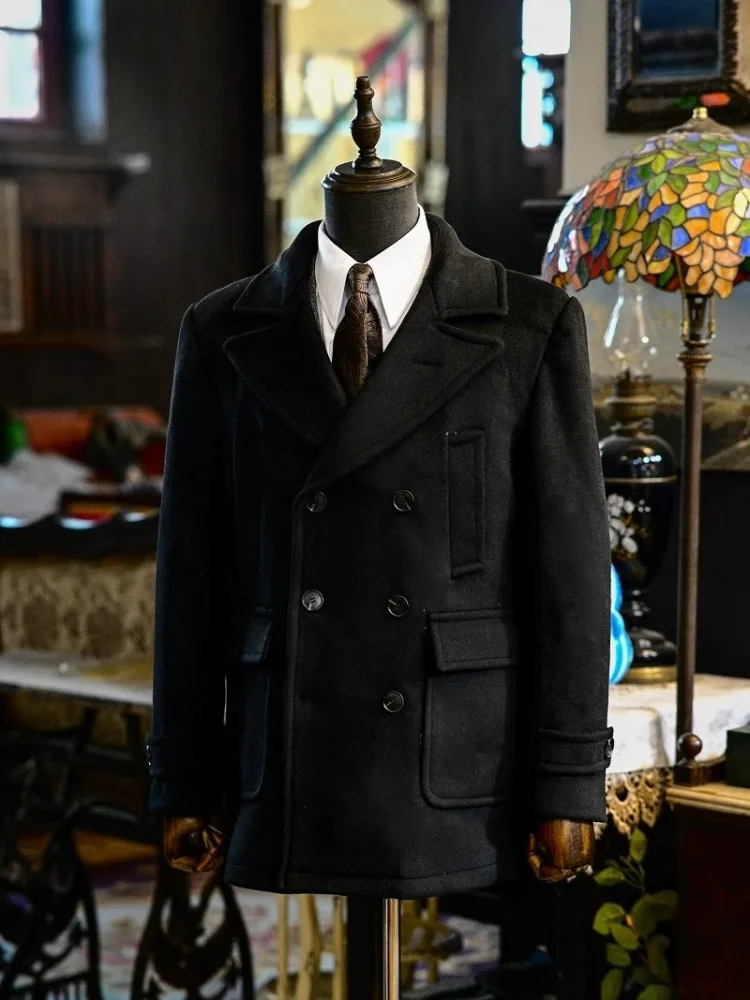 Классический дизайн Осень-зима мужское деловое повседневное винтажное