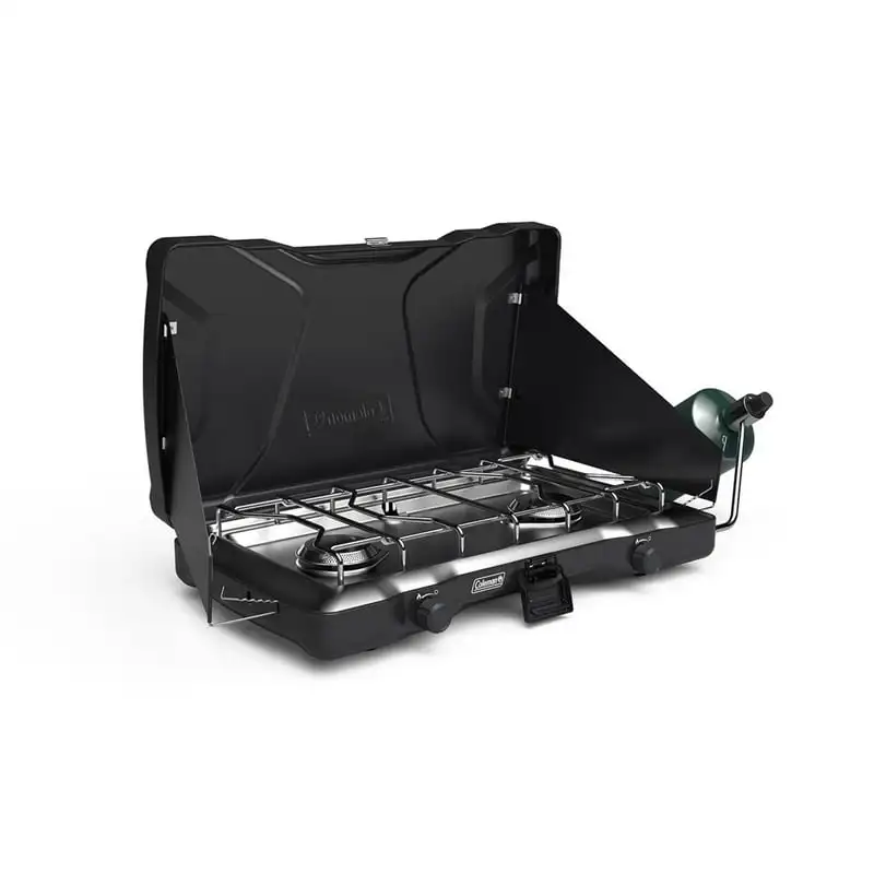 

Portable Propane Camping 2 Burner Stove,