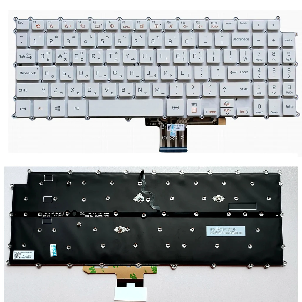 Корейская клавиатура с подсветкой и раскладкой KR для LG 15Z980 15Z980-G 15Z980-H 15Z980-M 15Z980-T